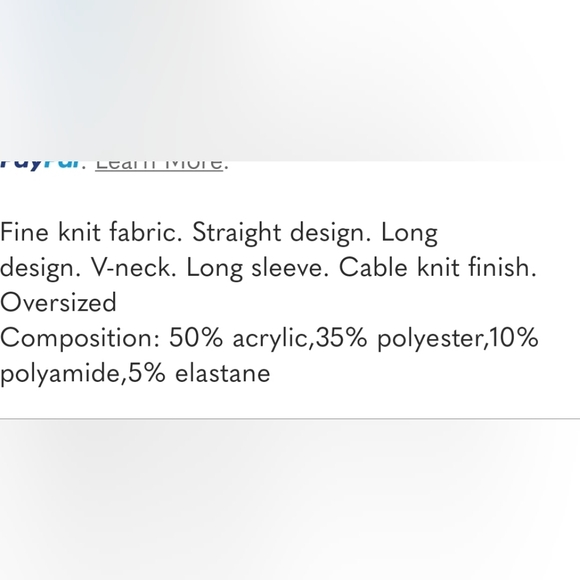 MANGO Oversized v-neck sweater - Picture 5 of 7